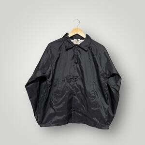 Augusta ASSC Coach Jacket Snap Nylon Black S Men’s